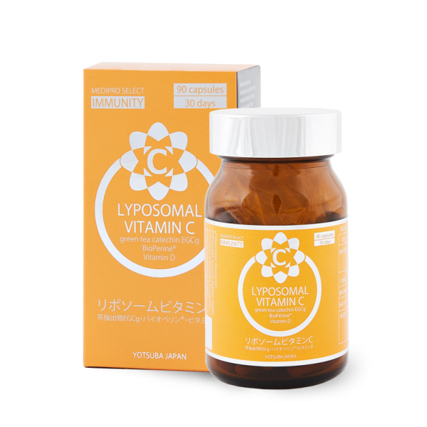 Yotsuba Liposomal Vitamin C (90 капсул): Революційна біодоступність для імунітету та молодості