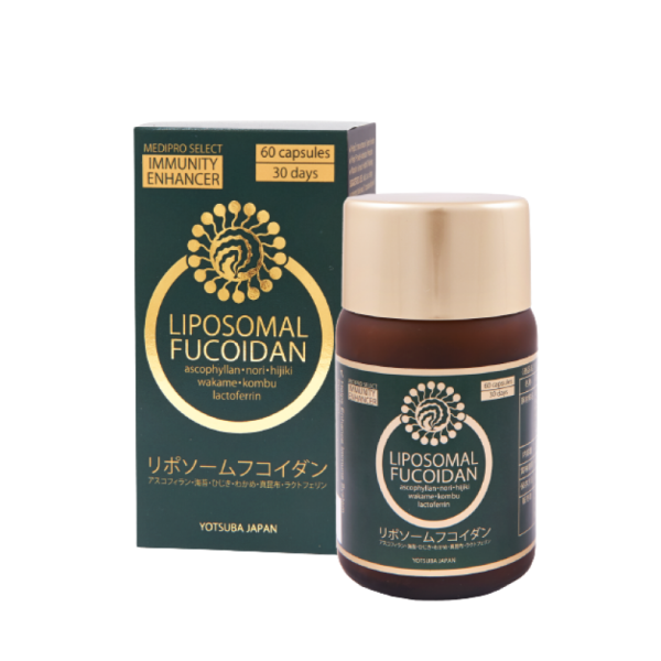 Yotsuba Liposomal Fucoidan (60 капсул): Японський секрет довголіття та потужний імунний захист